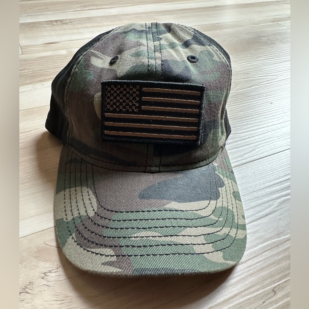 Camo American Flag Hat